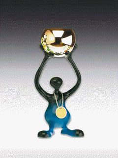 Pokal Bibo Blau